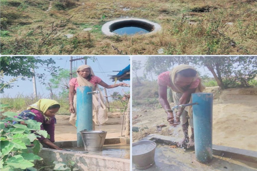 जल जीवन मिशन से फूल बाई बैगा हुई लाभान्वित