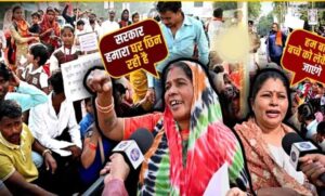 कैनाल-रोड-परियोजना-पर-बवाल,-1300-घर-तोड़ने-की-तैयारी-के-खिलाफ-निगम-दफ्तर-का-घेराव