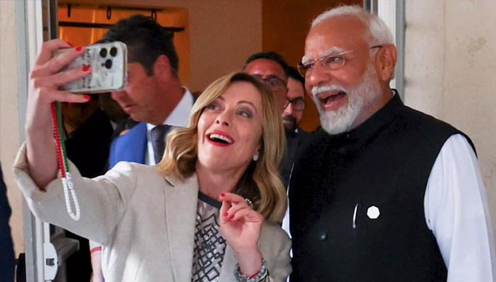 pm-मोदी-के-12-साल-पूरे-होने-पर-जॉर्जिया-मेलोनी-की-बधाई,-भारत-इटली-रिश्तों-की-भी-हुई-चर्चा