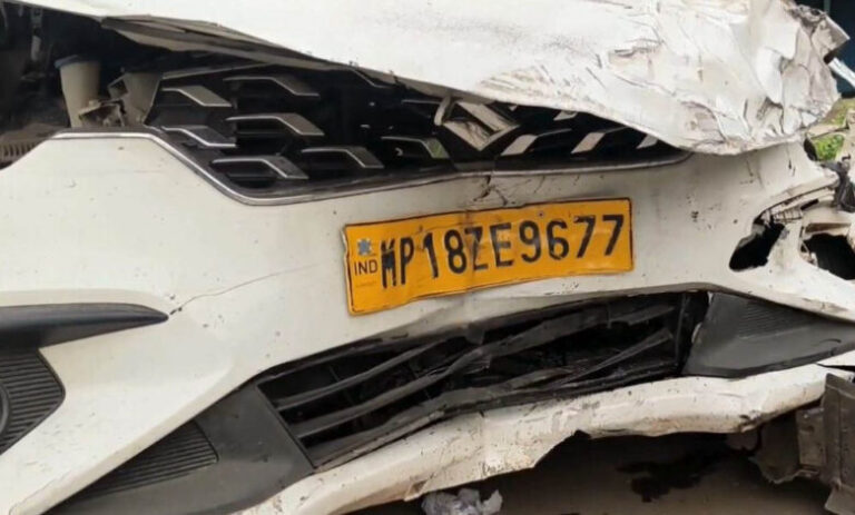उमरिया-में-भीषण-सड़क-हादसा,-nh-43-पर-खड़े-ट्रक-से-टकराई-कार,-5-लोगों-की-दर्दनाक-मौत